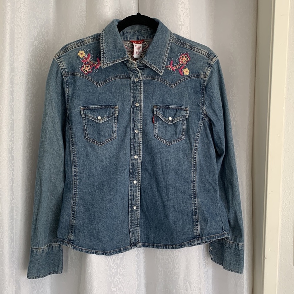LEVI’S EMBROIDERED JACKET Sz:L